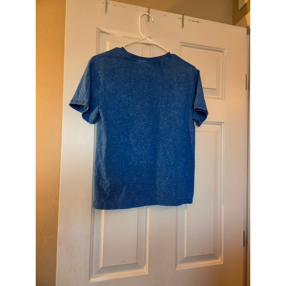 The Rolling Stones Kids Blue Acid Wash Graphic T-Shirt